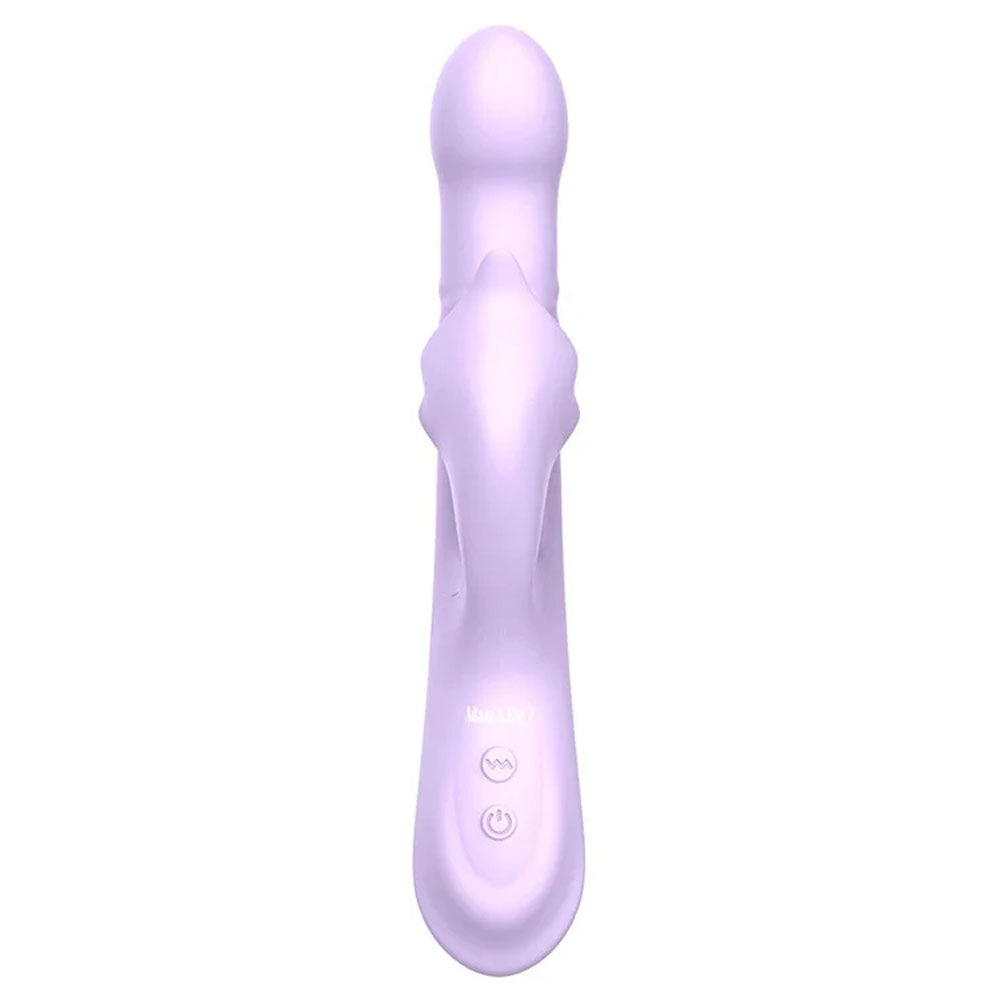 Adam & Eve Eves Throbber (Lilac) – USB Rechargeable Pulsating Rabbit Vibrator 25.4 cm VIBRATORS-RABBIT