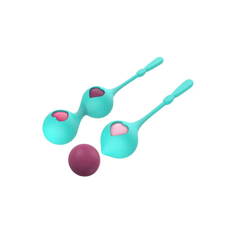Adam & Eve Eves Kegel Hearts – Weighted Kegel Balls > Sex Toys For Ladies > Kegel Exercise