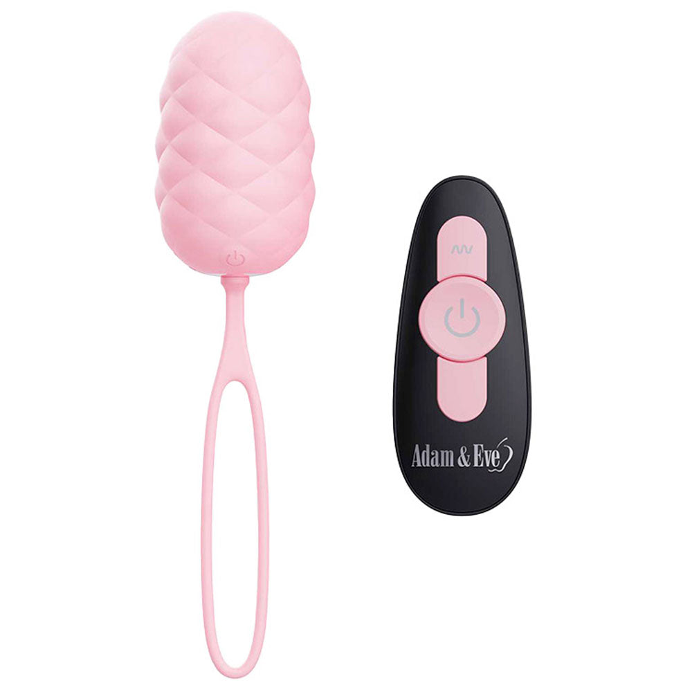 Adam & Eve Pillow Talk Egg – USB Rechargeable Wireless Remote-Controlled Vibrating Egg Pink > Sex Toys For Ladies > Vibrating Eggs