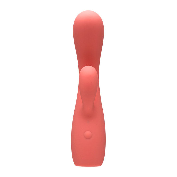 Adam & Eve Groovy Glow-Ups Curvie – USB Rechargeable 17.8 cm Rabbit Vibrator Secondary image