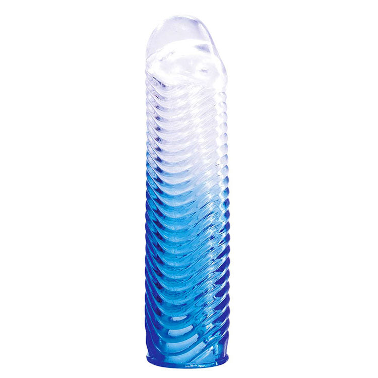Adam & Eve Sapphire Sleeve Set – Clear Penis Sleeve Set of 4 Secondary image