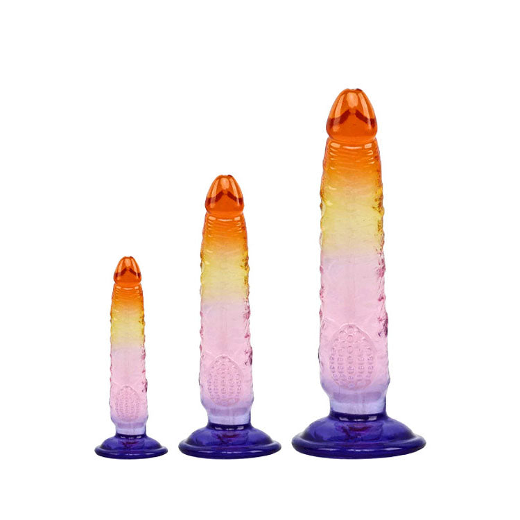 Adam & Eve Sunset Dreams Trio – Multicoloured Dildo Set of 3 Sizes Secondary image