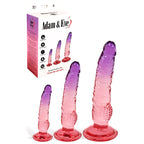Adam & Eve Sunset Dreams Trio - Multi Sized Dildos Pink > Dildos > Realistic Dildos