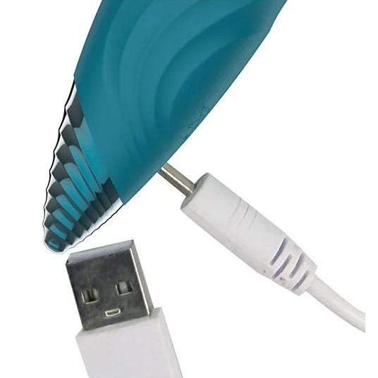 Adam & Eve Dew Drop – USB Rechargeable 12.7 Cm Wand Massager > Sex Toys > Mini Massagers