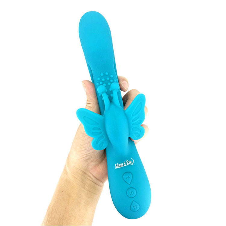 Adam & Eve Butterfly Embrace – Kegelflex Rechargeable Rabbit Vibrator > Vibrators > Ladies > Rabbit Multi