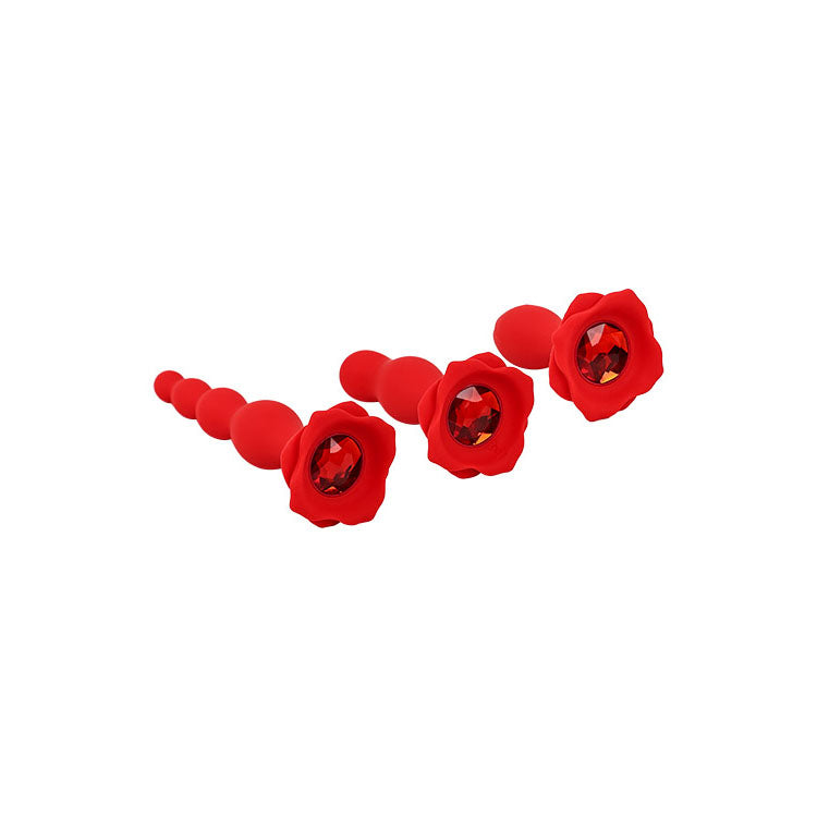Adam & Eve Booty Bouquet (Set of 3) – Anal Training Kit Secondary image