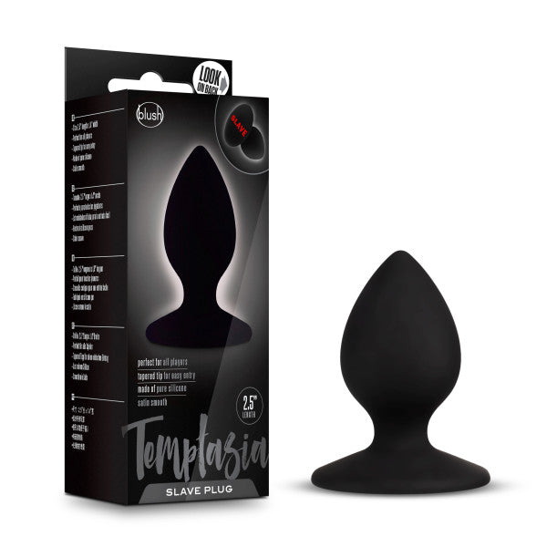 Temptasia Slave Plug Black Anal Toy > Anal Range > Butt Plugs