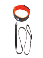 The 9's Orange Is the New Black Short Leash (Black) – Leather Leash Multi > Bondage Gear > Collars & Leashes
