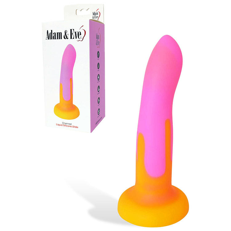 Adam & Eve Charmed – 16.5 cm Liquid Silicone Dildo Coloured > Dildos > Neutral Dildos Main image