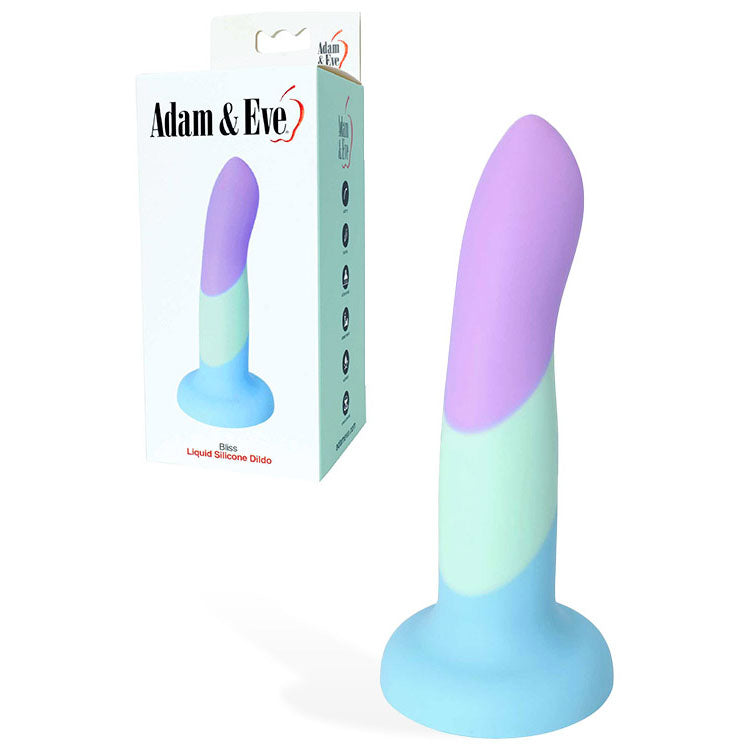 Adam & Eve Bliss – 16.5 cm Liquid Silicone Dildo Coloured > Dildos > Neutral Dildos Main image