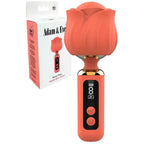 Adam & Eve Rizzy Rose – Usb Rechargeable 12.7 Cm Wand Massager Coral > Sex Toys For Ladies > Rose Stimulators