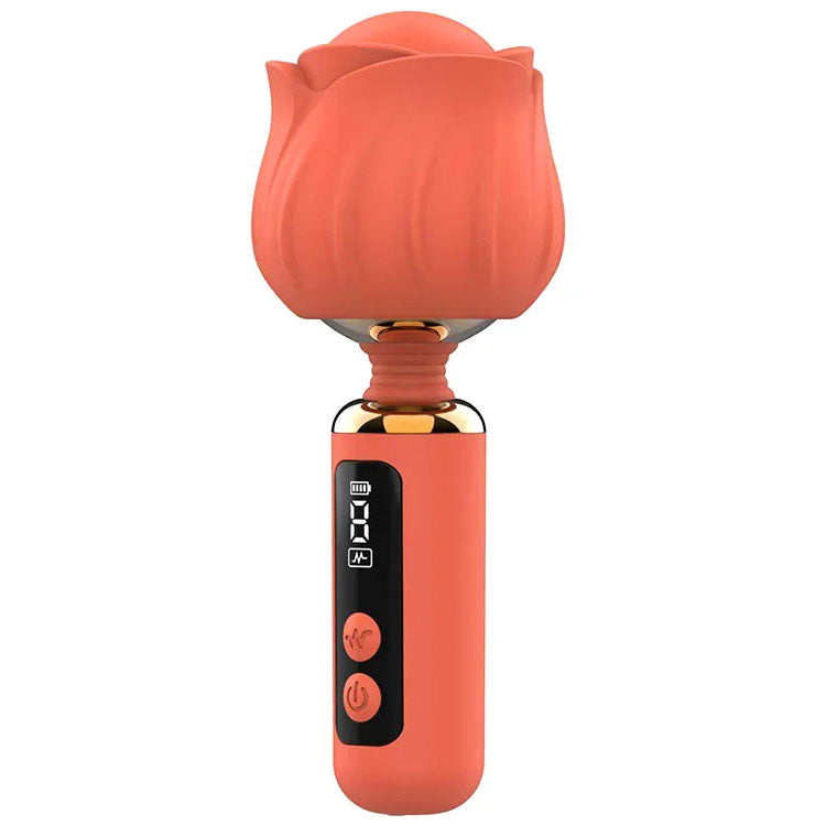 Adam & Eve Rizzy Rose – Usb Rechargeable 12.7 Cm Wand Massager Secondary image