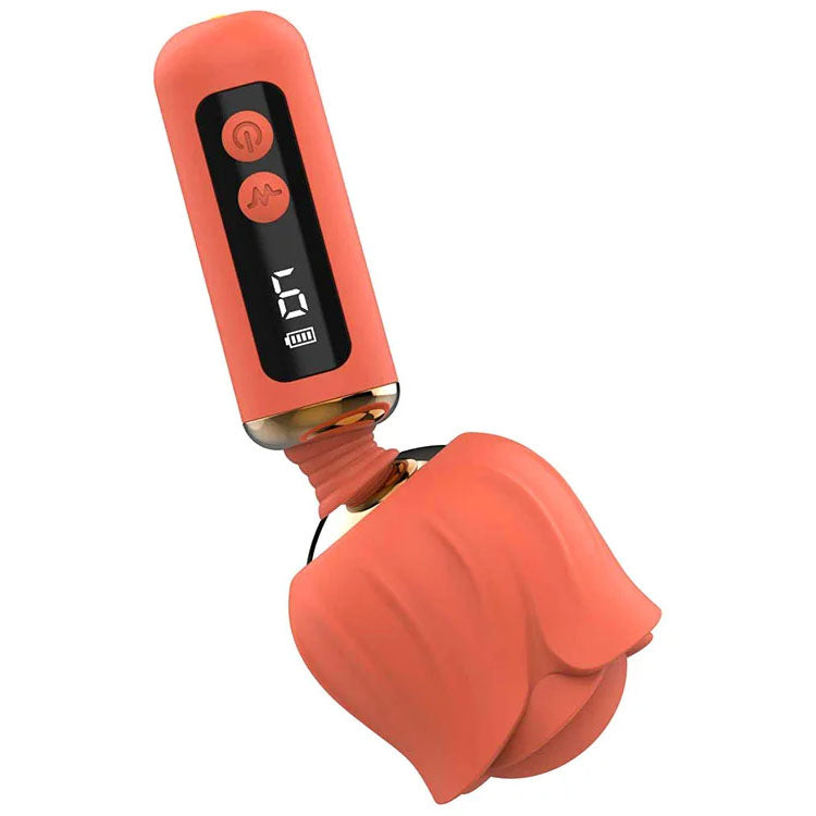 Adam & Eve Rizzy Rose – Usb Rechargeable 12.7 Cm Wand Massager > Sex Toys For Ladies > Rose Stimulators