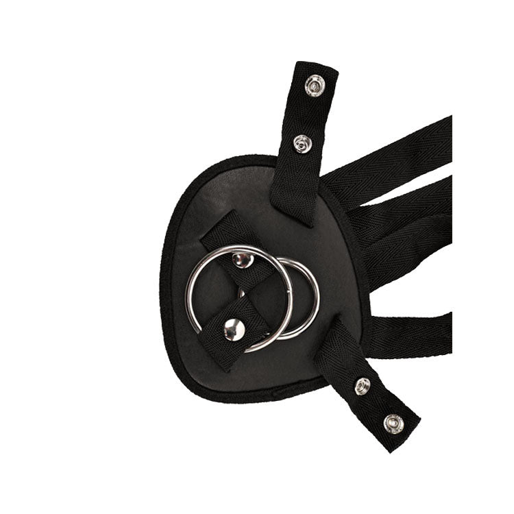 Adam & Eve Adjustable Strap-On Harness - Two Metal Rings > Dildos > Strap On Harnesses