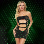 Midnight Diamond Cutout Minidress – Dress Default Title > Clothes > Dresses and Chemises