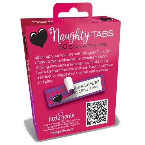 Naughty Tabs - 50 Sexy Activities for Couples Fun Games