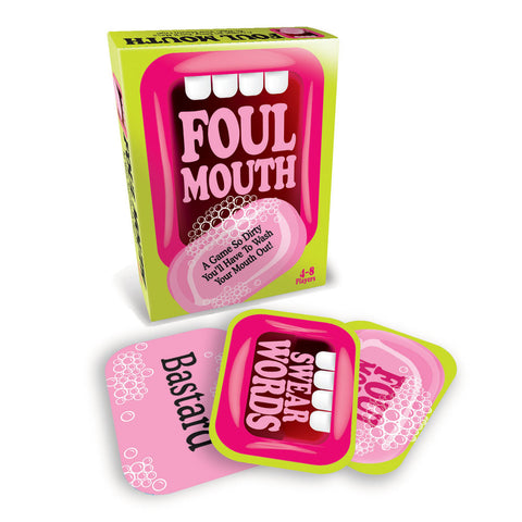 Foul Mouth Card Game for 2-6 Players - Fun Challenge Card Games