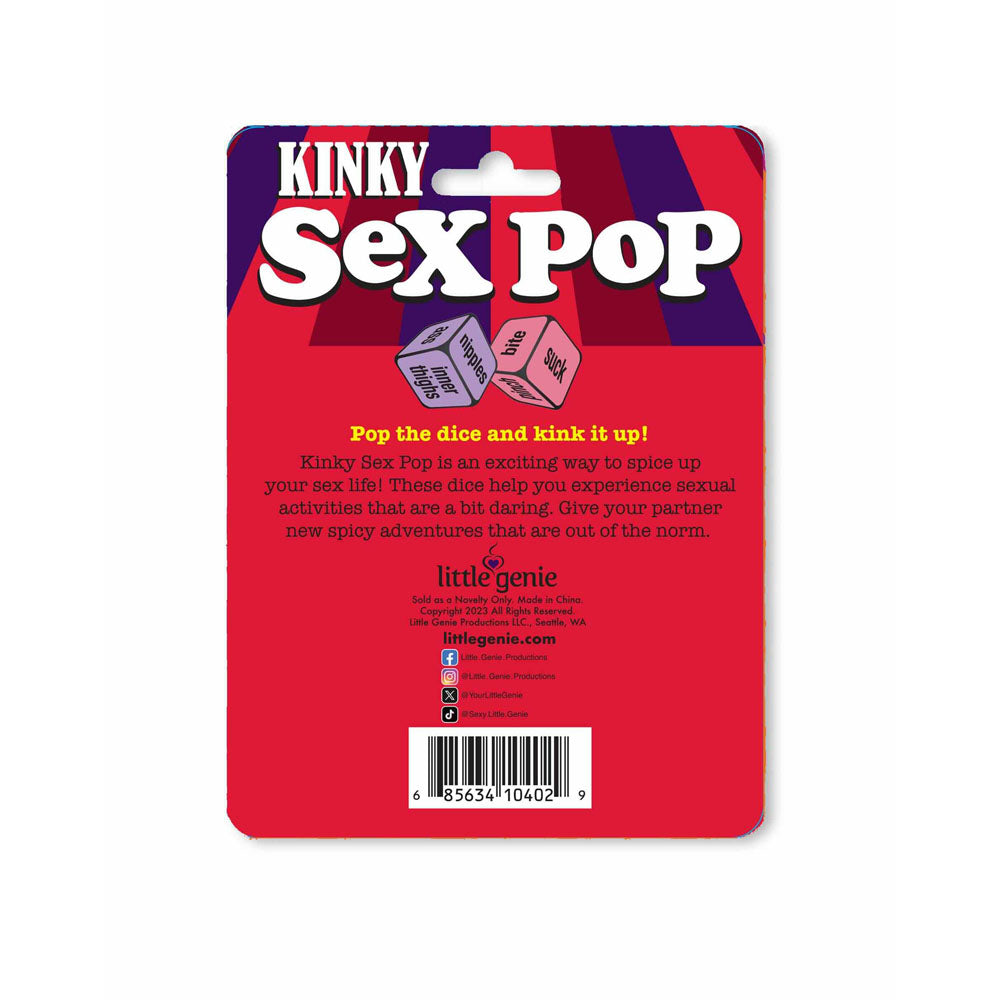 Kinky Sex Pop Game – Adult Couples Dice Game > Novelties > Games