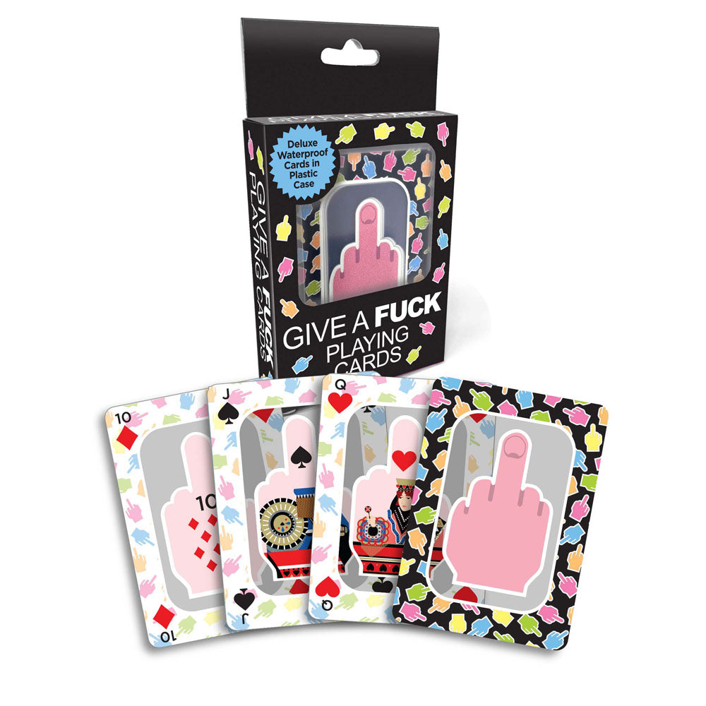Waterproof Middle Finger Playing Cards Multi > Novelties > Playing Cards