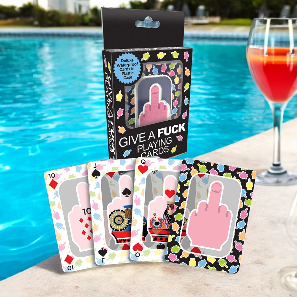 Waterproof Middle Finger Playing Cards > Novelties > Playing Cards