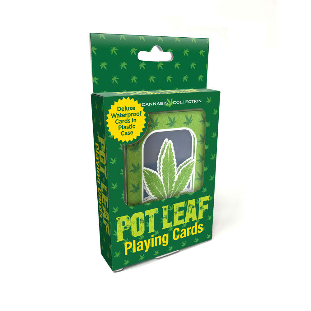 Pot Leaf Waterproof Playing Cards for Adult Party Games Playing Cards