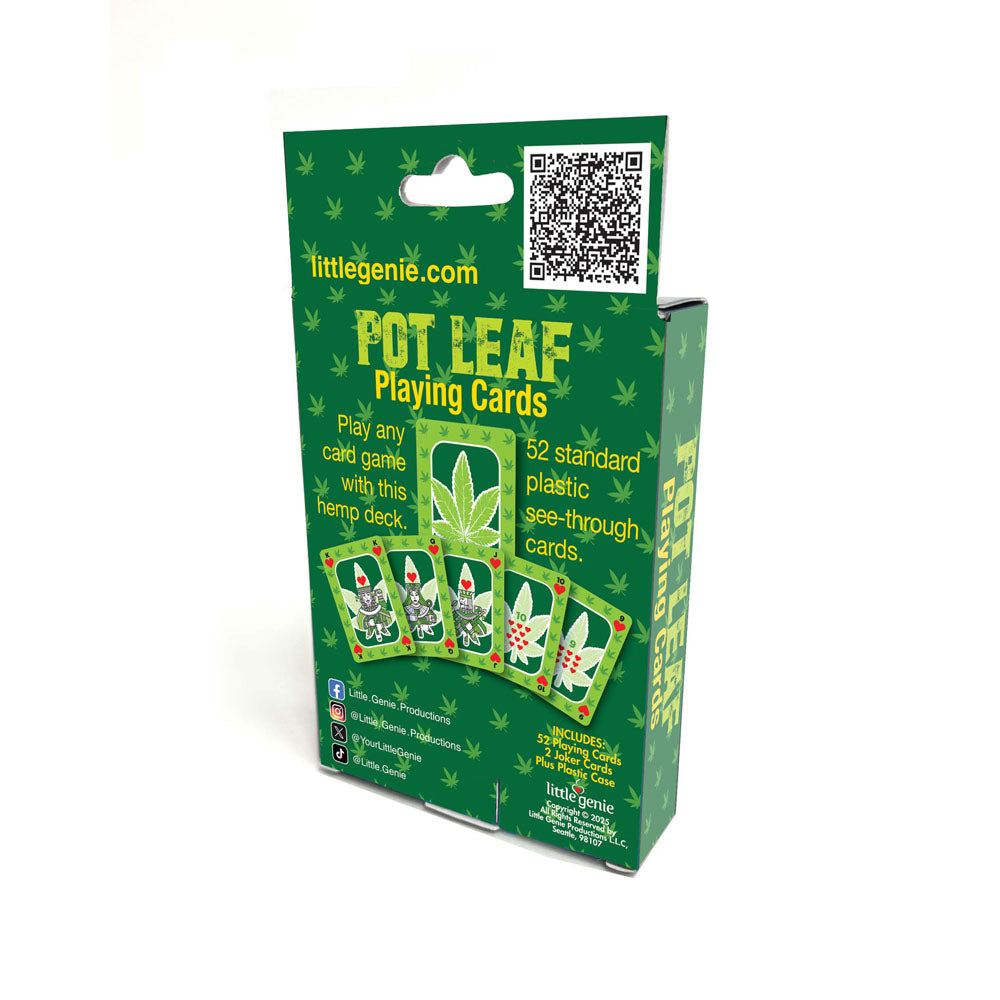 Pot Leaf Waterproof Playing Cards > Novelties > Playing Cards