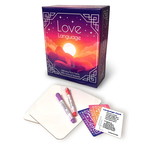 Love Language Romance Game – Couples Intimacy Quiz Game Default Title > Novelties > Games