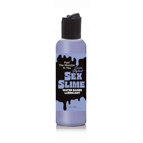 Sex Slime Cum Style Creature Lube 60ml Water Based Lubricant Purple Speciality Lubricants