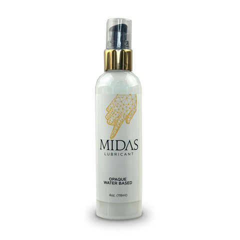 Midas Opaque Water Based Lubricant 118 Milliliters White Water Based Lube