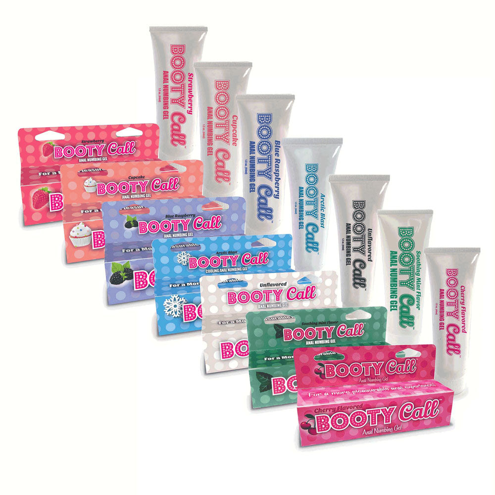 Booty Call Blue Raspberry Flavored Anal Numbing Gel – 44 ml Gel Secondary image