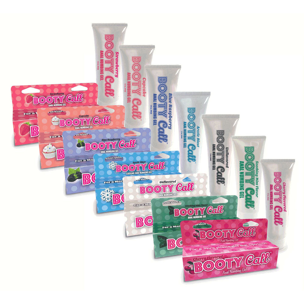 Booty Call Anal Numbing Gel Strawberry 44ml Tube for Comfort > Lube > Anal