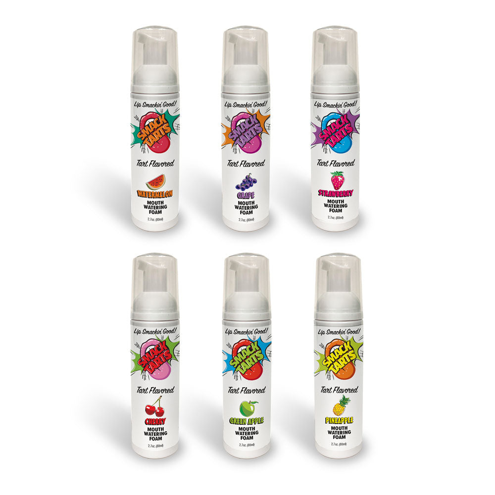 Smack Tarts Mouthwatering Foam (Sour Cherry) – Flavored Oral Spray 2.7oz > Lube > Oral Gels & Sprays