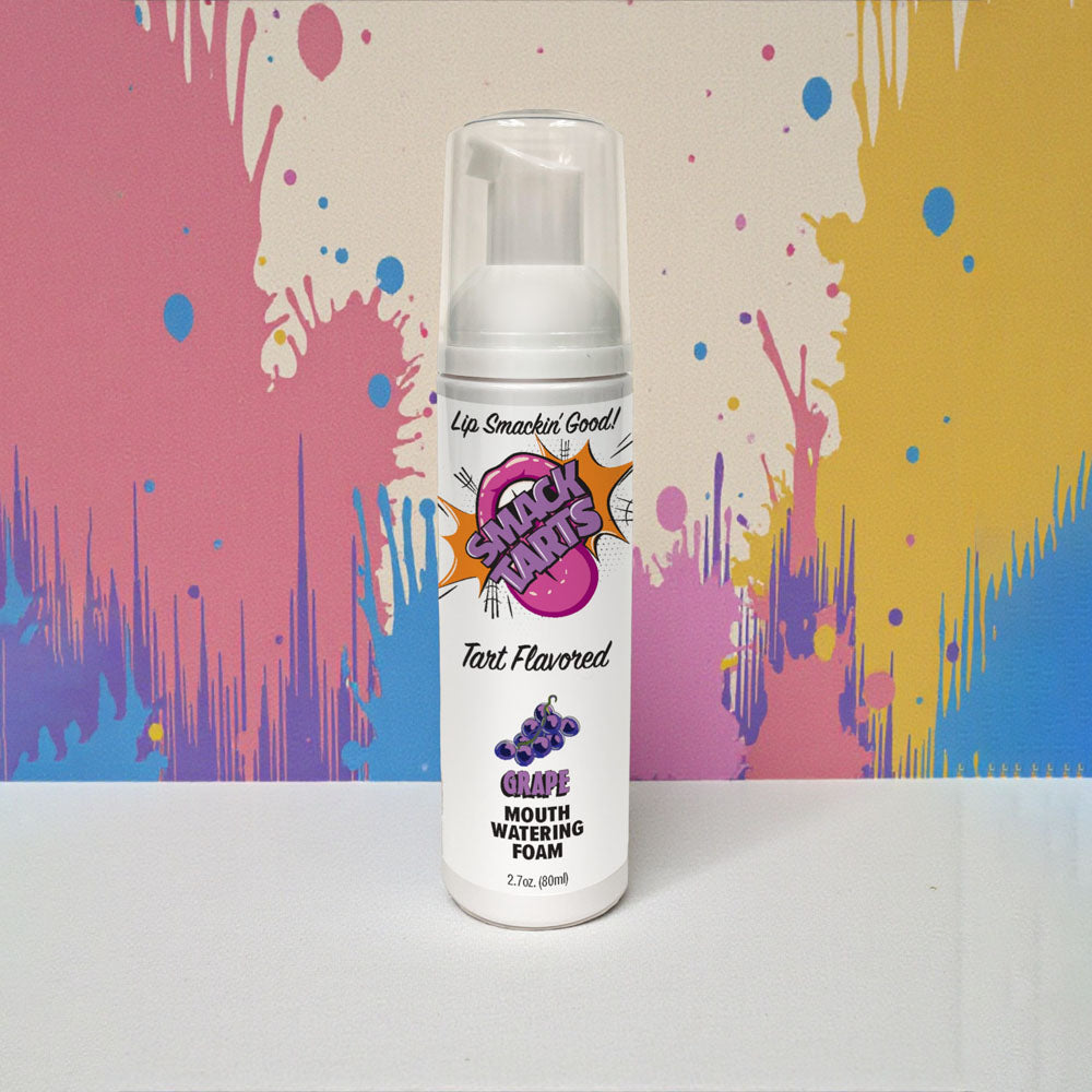 Smack Tarts Mouthwatering Foam (Sour Grape) – Oral Pleasure Foam 2.7oz > Lube > Oral Gels & Sprays