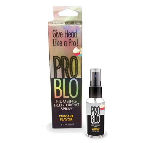 ProBlo Cupcake Flavored Deep Throat Spray 30ml Intimacy Aid Default Title > Lube > Oral Gels & Sprays