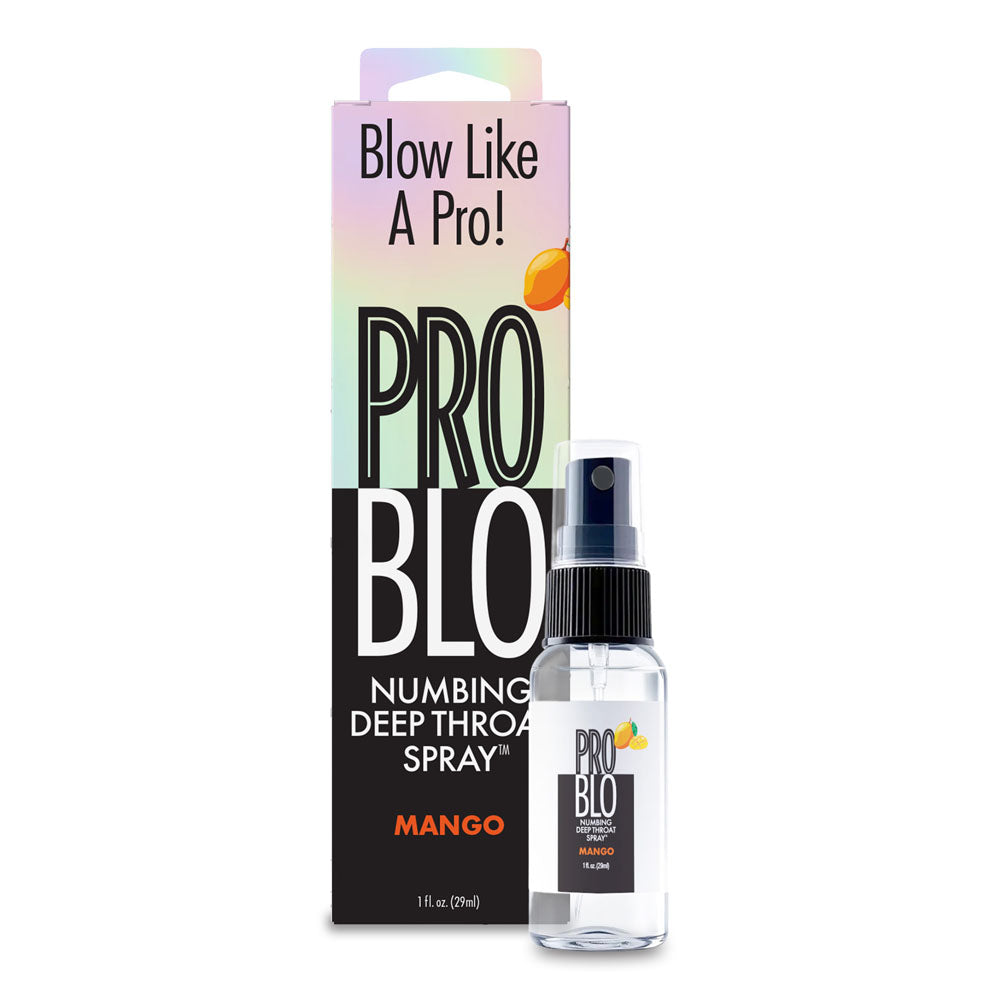 ProBlo Deep Throat Spray - Mango - Mango Flavoured Deep Throat Spray - 30 ml Default Title > Lube > Oral Gels & Sprays Main image