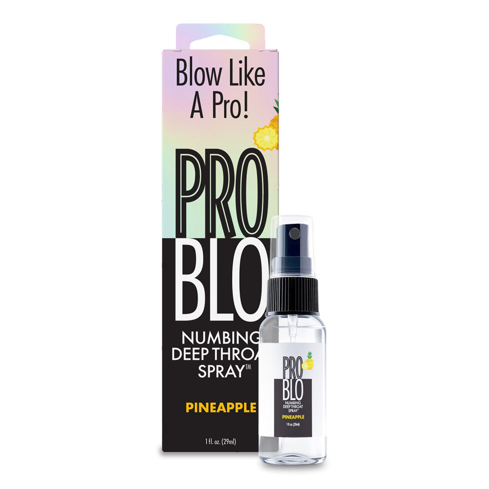 ProBlo Deep Throat Spray - Pineapple - Pineapple Flavoured Deep Throat Spray - 30 ml Default Title > Lube > Oral Gels & Sprays Main image