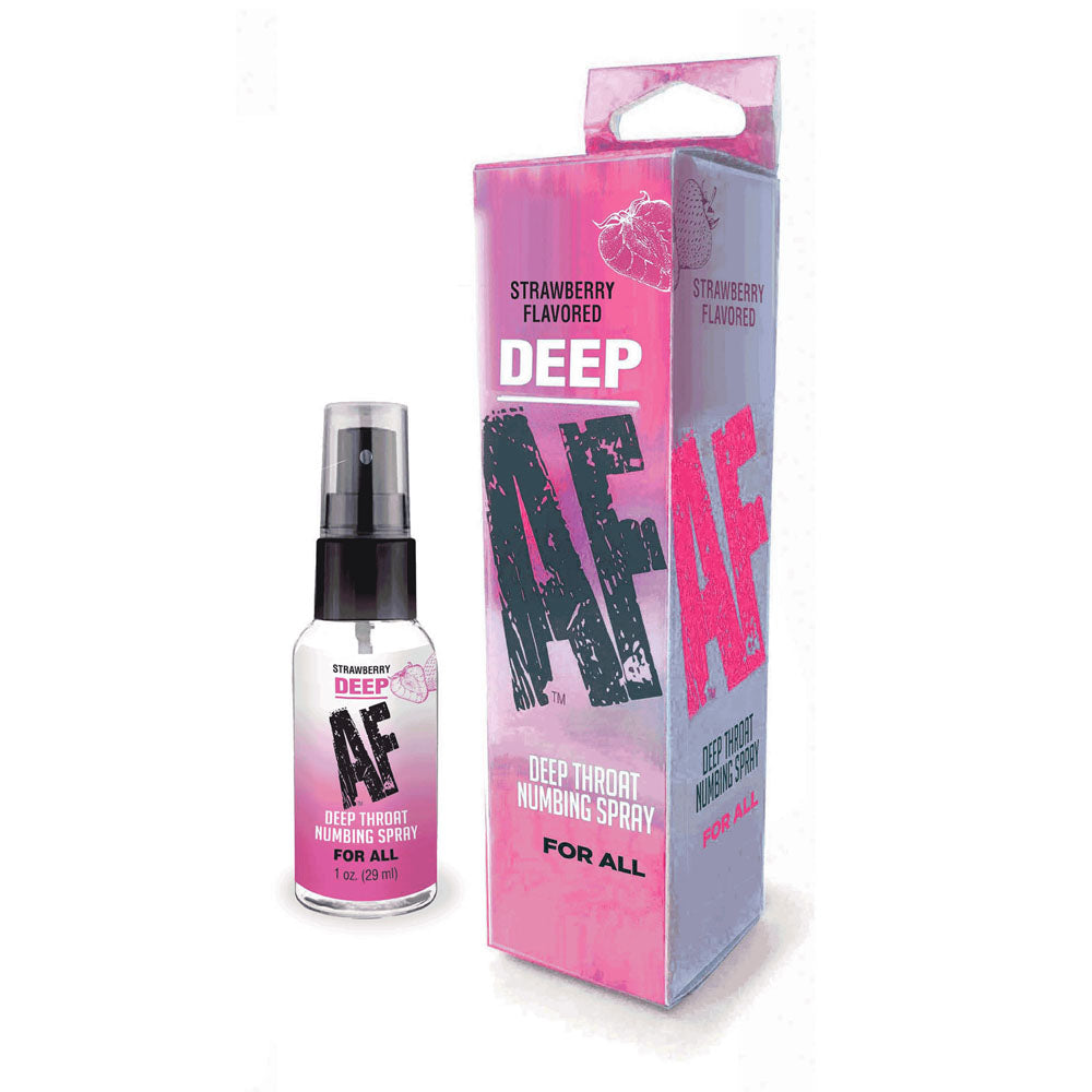 Deep AF (Strawberry) – Flavored Oral Desensitizer Spray 29 ml > Lube > Oral Gels & Sprays Main image