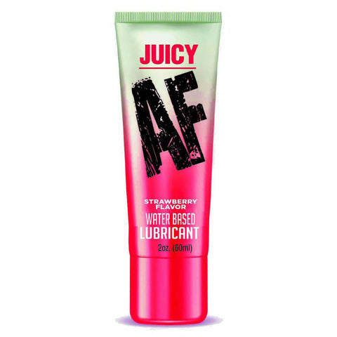 Juicy AF Strawberry Lubricant 60ml Tube - Water Based Pleasure > Lube > Flavoured