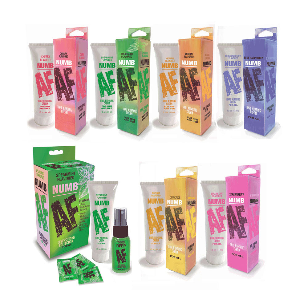 Numb Af Strawberry Flavoured Anal Numbing Cream 44 Ml ENHANCERS
