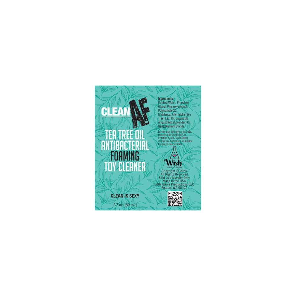 Clean AF Foaming Toy Cleaner - Antibacterial Foaming Toy Cleaner - 80 ml Bottle Secondary image