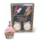 Glitterati Penis Party Cupcake Set of 24 Coloured > Novelties > Party Supplies