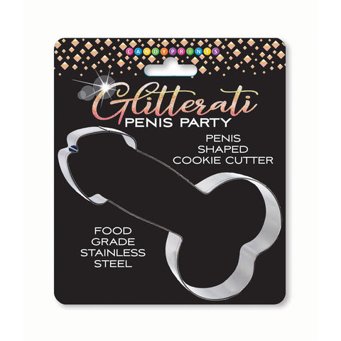 Glitterati Penis Cookie Cutter Chrome > Novelties > Party Supplies