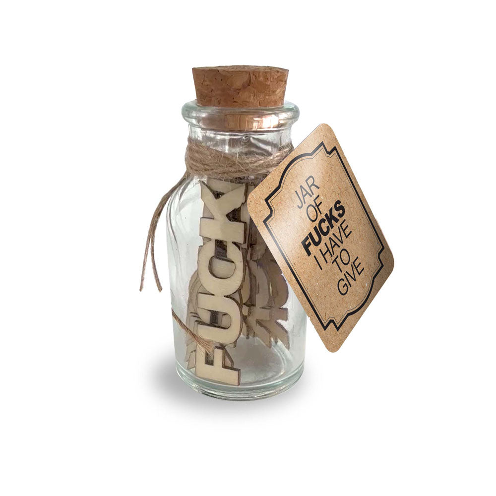 Jar of Fucks I Have to Give – 15 Pack Novelty Gift Jar Default Title > Novelties > Gag Gifts Main image