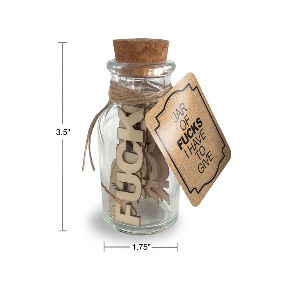 Jar of Fucks I Have to Give – 15 Pack Novelty Gift Jar Secondary image