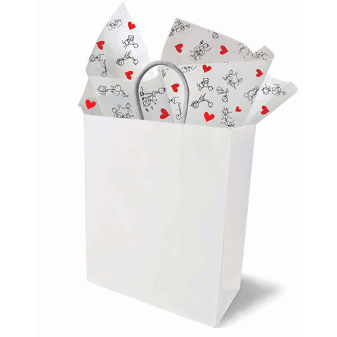 Naughty Stick Figure Tissue Paper Sheets 6 Pack Novelty Gift Wrap Novelties