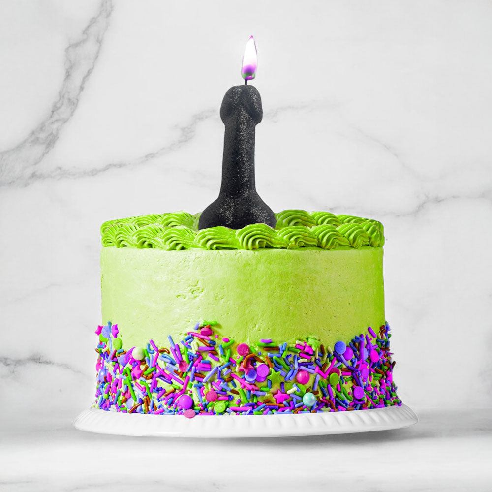 Glitterati Glitter Penis Candle 10 Centimeter Fun Party Accessory Novelty Candles