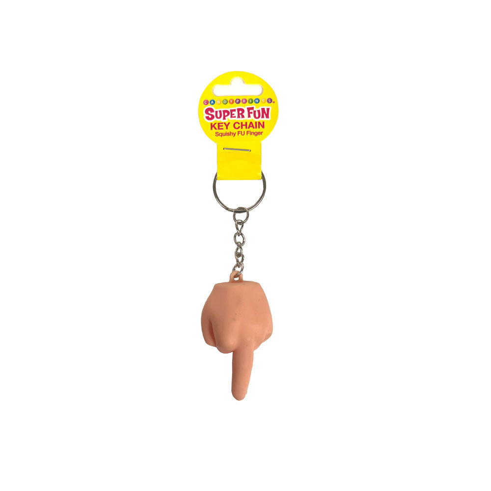 Little Genie Super Fun Squishy Middle Finger Key Chain – Cheeky Accessory 6-Pack > Novelties > Gag Gifts