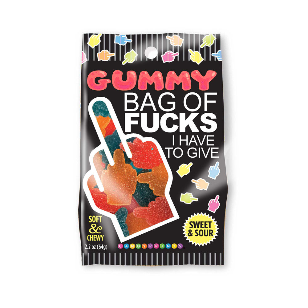 Bag of Fucks I Have to Give Sour Gummy Candy – 2.2oz Bag > Novelties > Candy & Edible Items