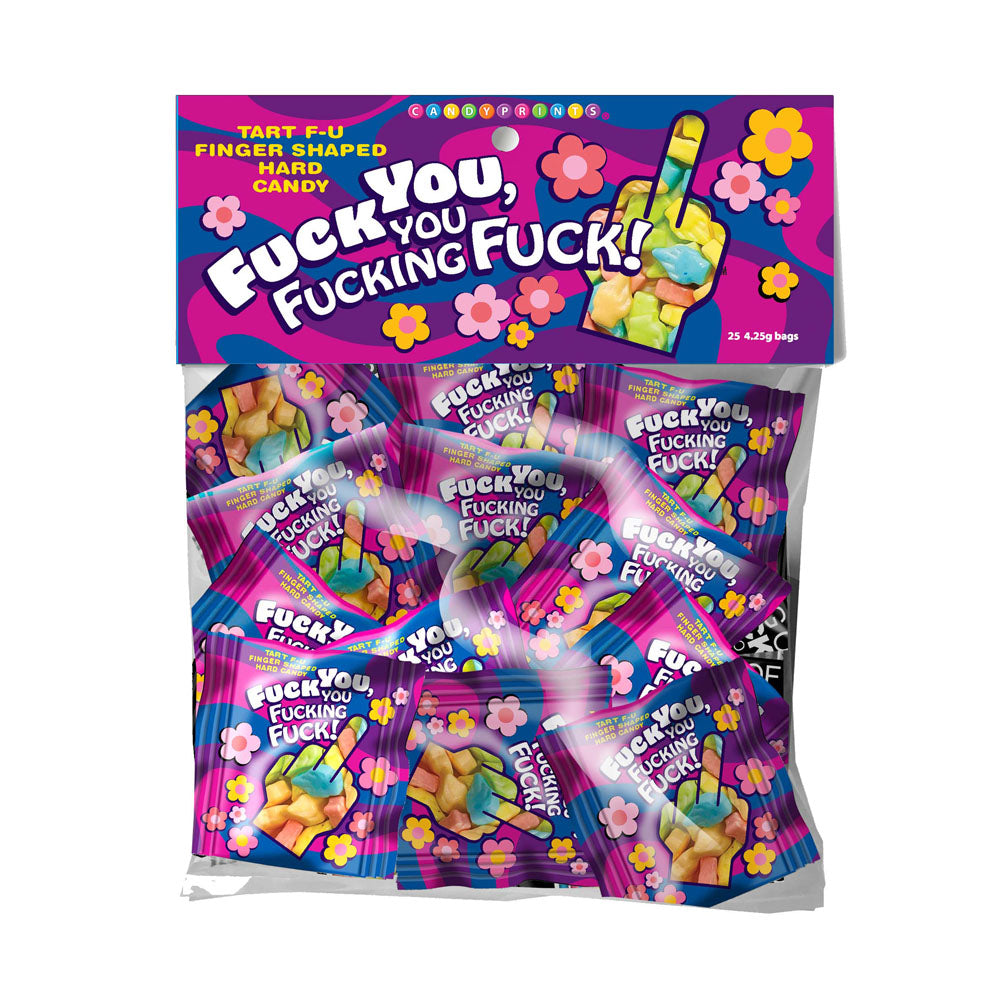 Fuck You, You Fucking Fuck Candy - Bag of 25 > Novelties > Candy & Edible Items