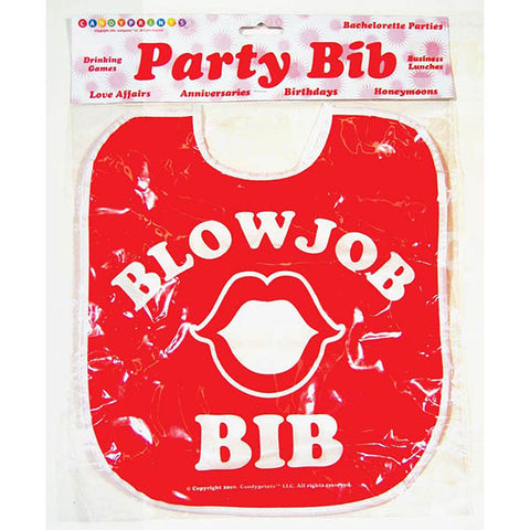 Blow Job Bib Novelty Item Fun Accessory for Parties and Events Bachelor & Bachelorette Items